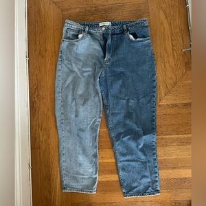 Abercrombie Two Tone Denim Jeans Curve 31